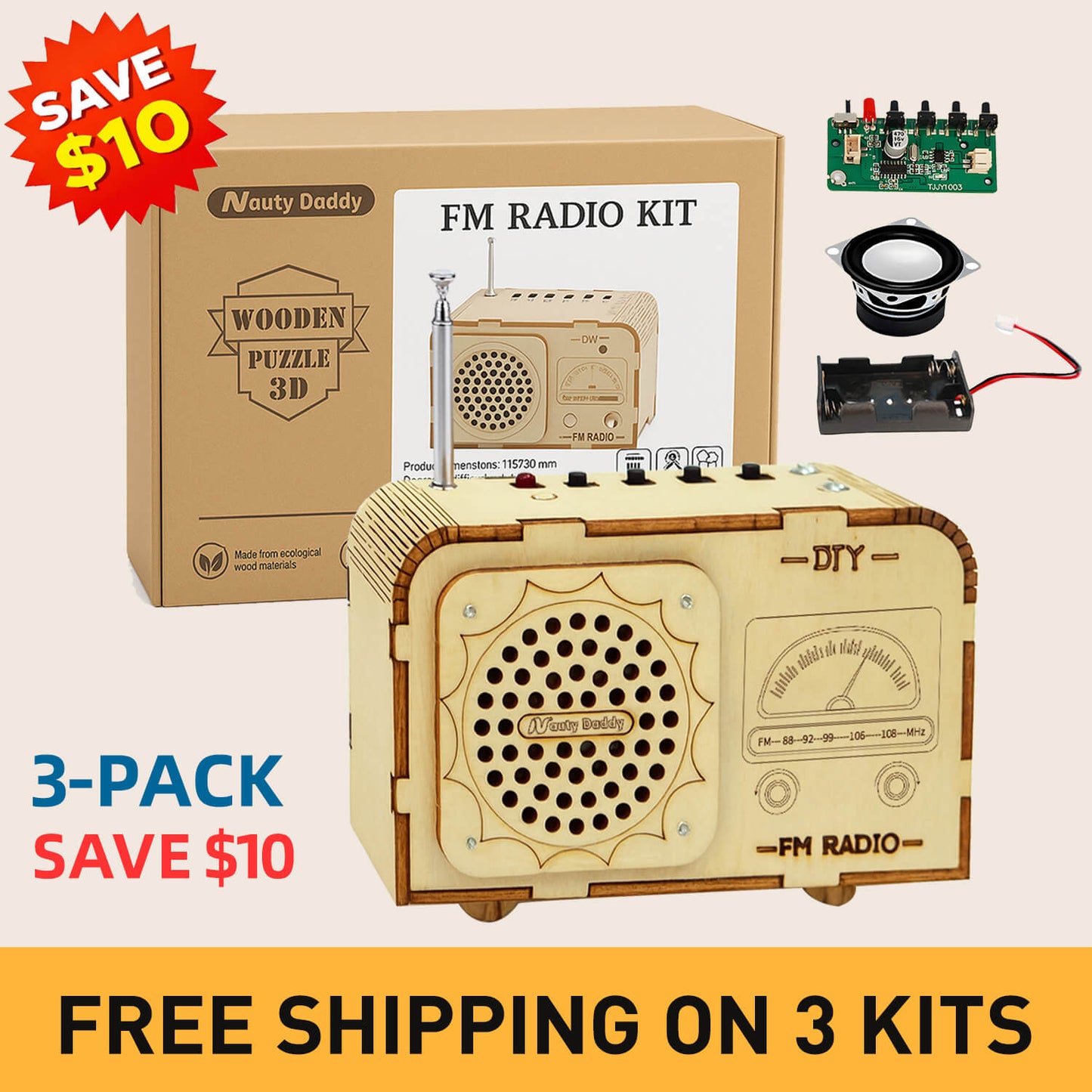 DIY FM Radio Kit Build a Real Working Radio