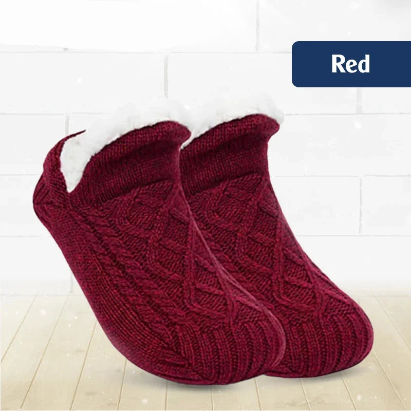 Fleece-Lined Slipper Socks
