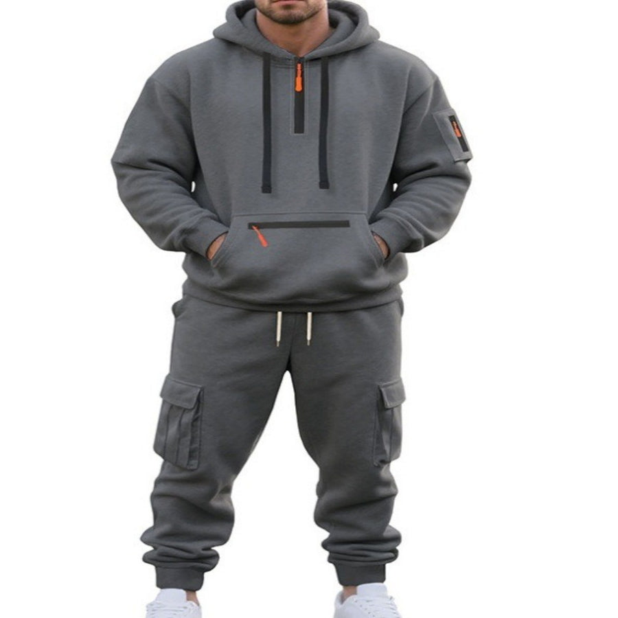 A half-zip everyday layer