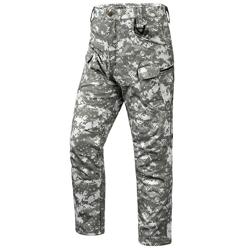 Men's IX7 Fleece-Lined Tactical Pants — Winter Warm Military-Style Work Cargo Pants
