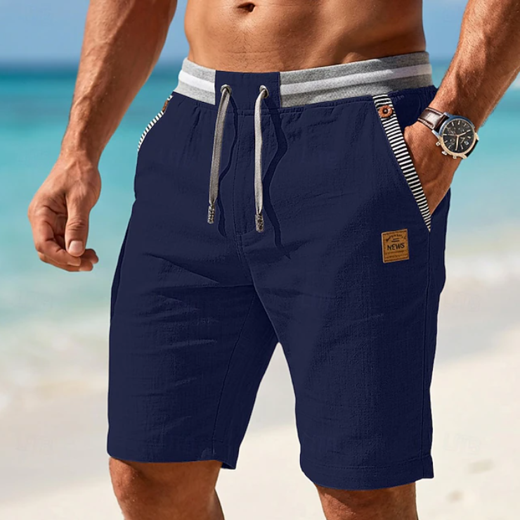 Men’s Lightweight Linen Summer Shorts