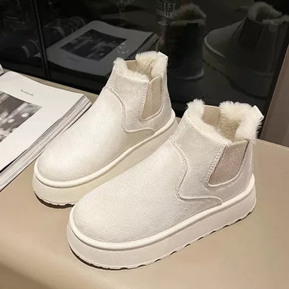 Women's Snow Ankle Boots Soft Plush Winter Shoes
