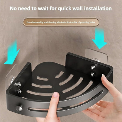 No-Drill Triangle Shower Caddy