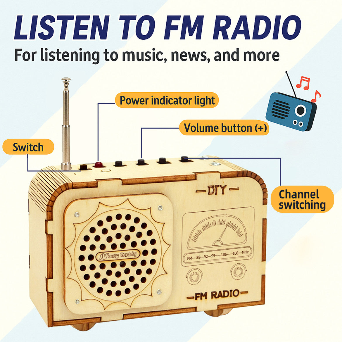 DIY FM Radio Kit Build a Real Working Radio