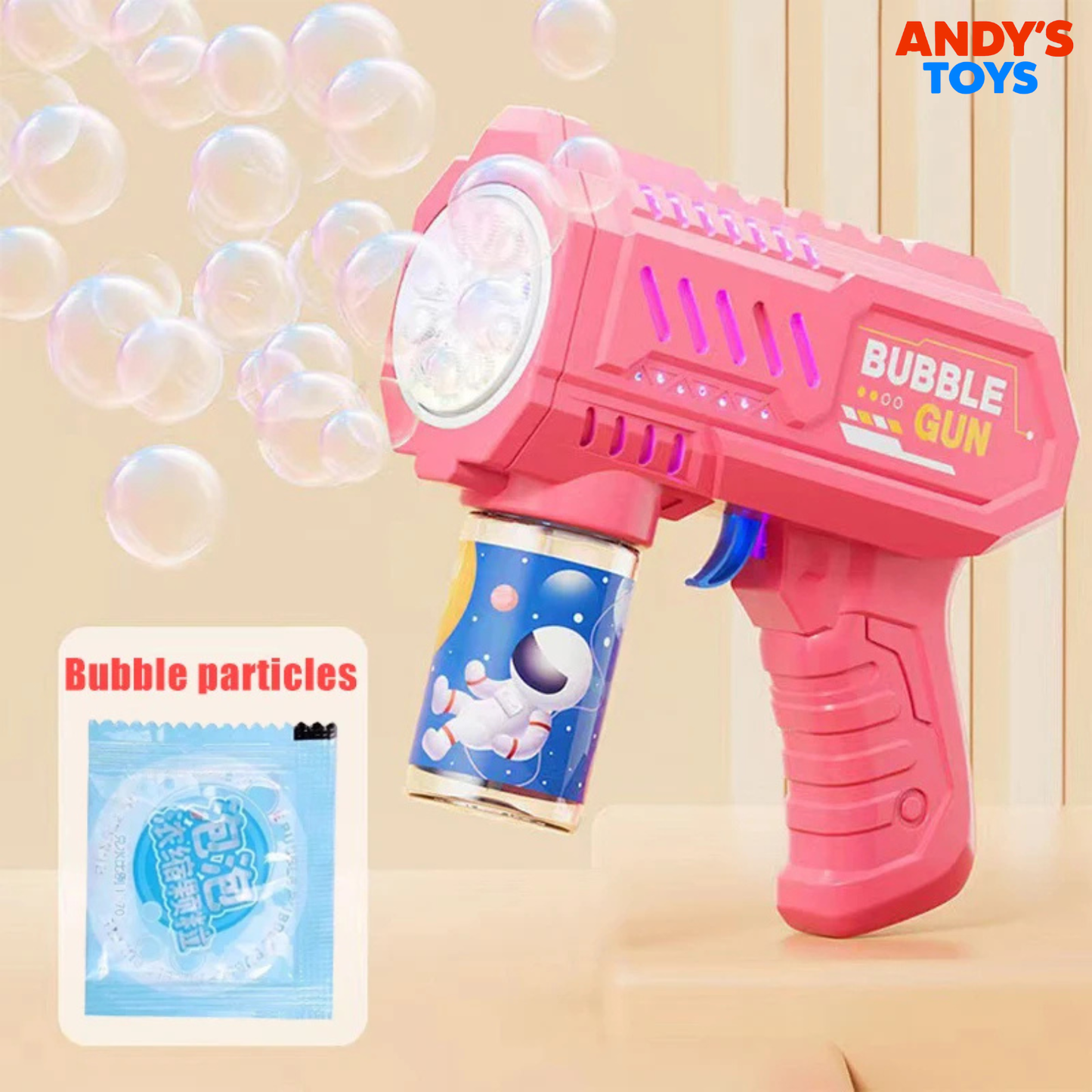 BubbleBazooka™ – Electric Handheld Bubble Gun