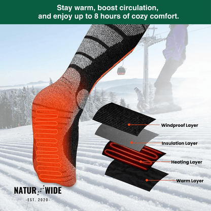 Rechargeable Full-Sole Heated Socks