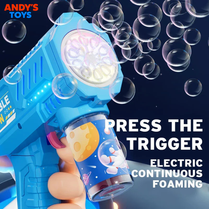 BubbleBazooka™ – Electric Handheld Bubble Gun