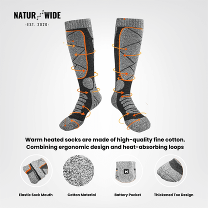 Rechargeable Full-Sole Heated Socks