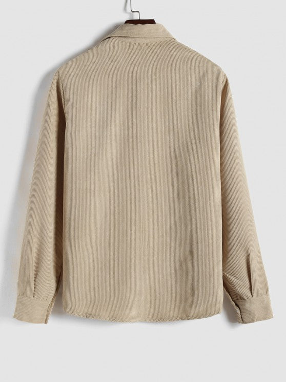 LONG SLEEVE BUTTON-UP SHIRT FOR MEN