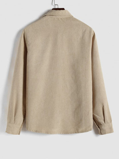 LONG SLEEVE BUTTON-UP SHIRT FOR MEN