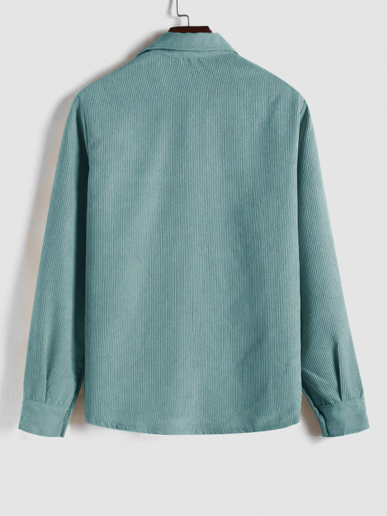 LONG SLEEVE BUTTON-UP SHIRT FOR MEN