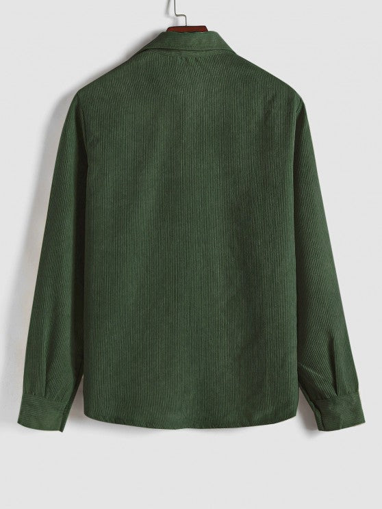 LONG SLEEVE BUTTON-UP SHIRT FOR MEN