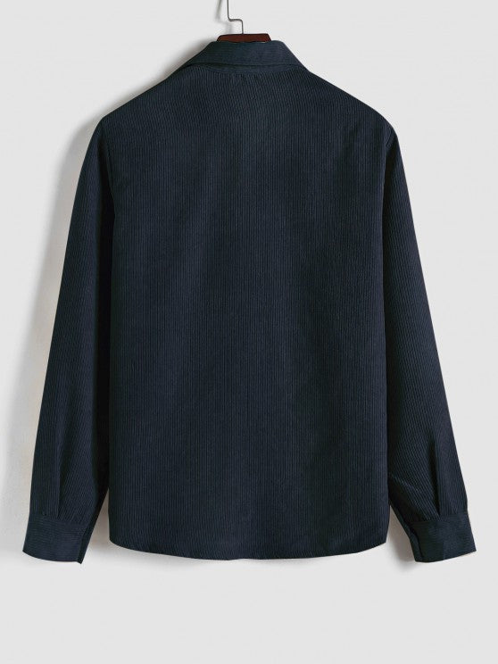 LONG SLEEVE BUTTON-UP SHIRT FOR MEN