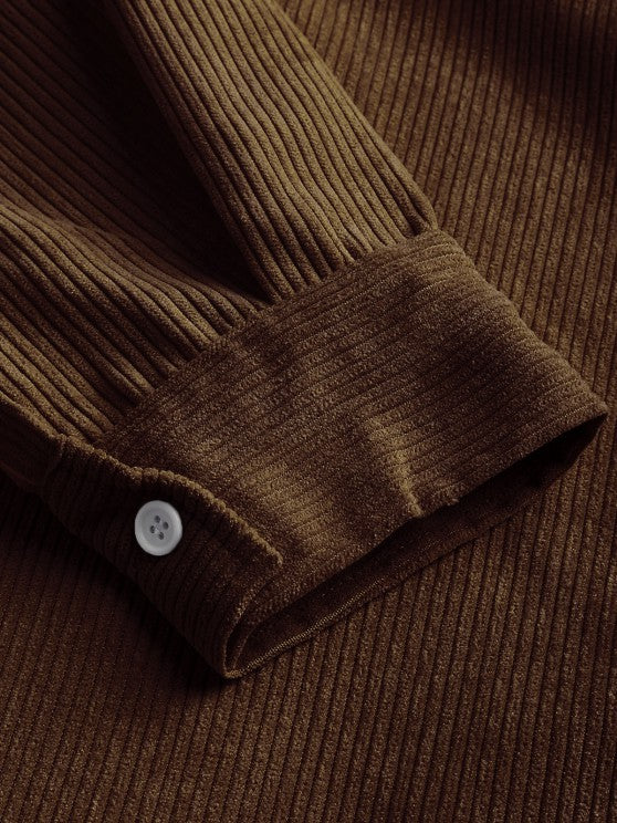 LONG SLEEVE BUTTON-UP SHIRT FOR MEN