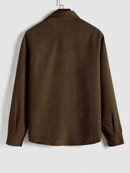 LONG SLEEVE BUTTON-UP SHIRT FOR MEN