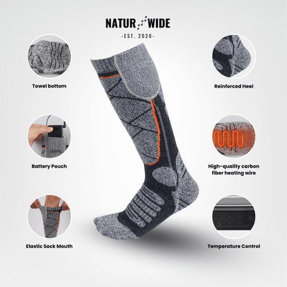 Rechargeable Full-Sole Heated Socks