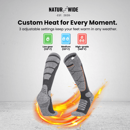 Rechargeable Full-Sole Heated Socks