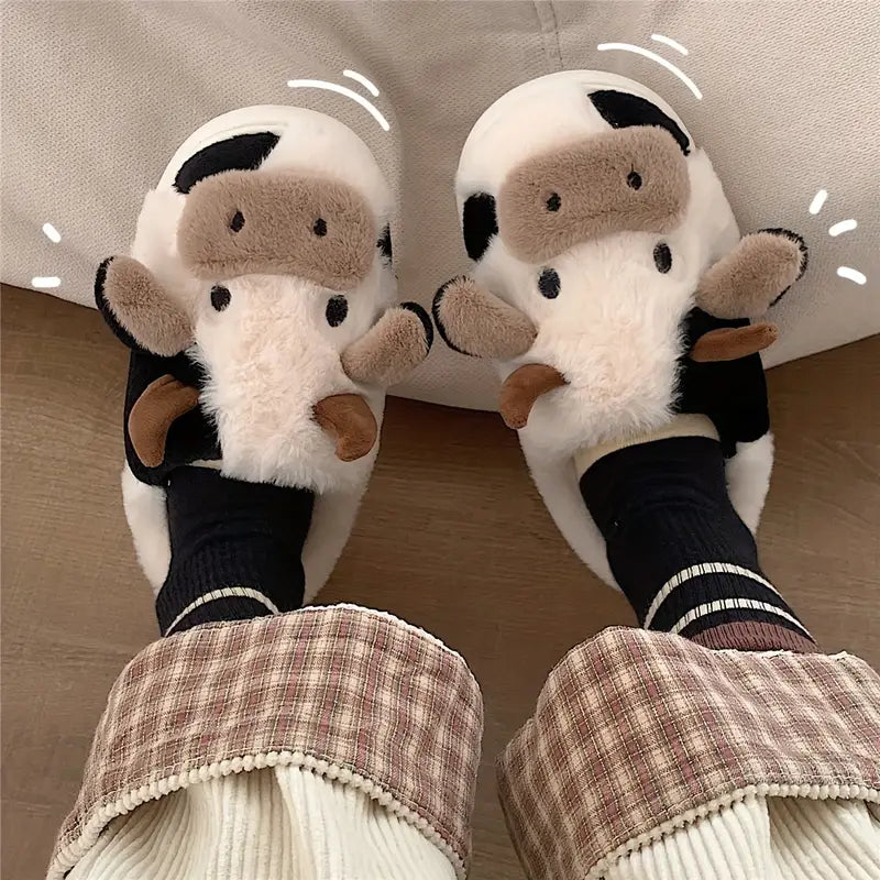 Cloudy Cow Slippers