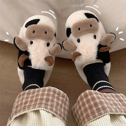 Cloudy Cow Slippers
