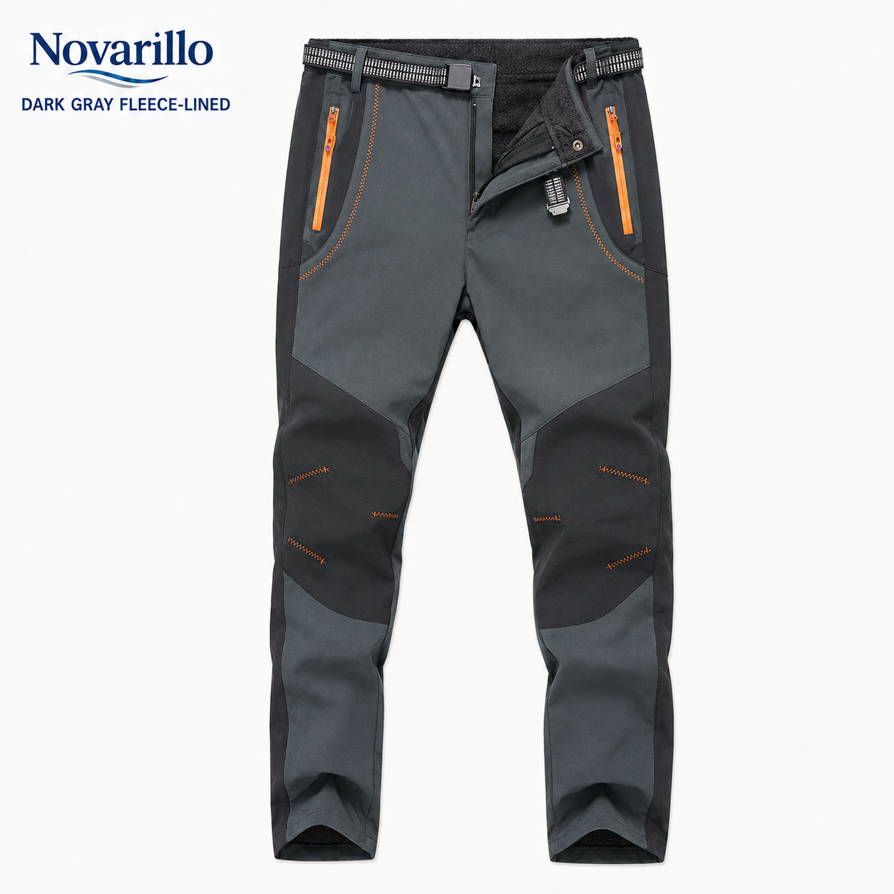 Windproof Waterproof Warm Elastic Waist Hiking Pants
