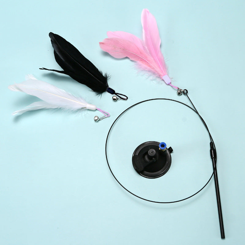 Interactive Cat Toys Natural Bird Feather