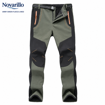 Windproof Waterproof Warm Elastic Waist Hiking Pants
