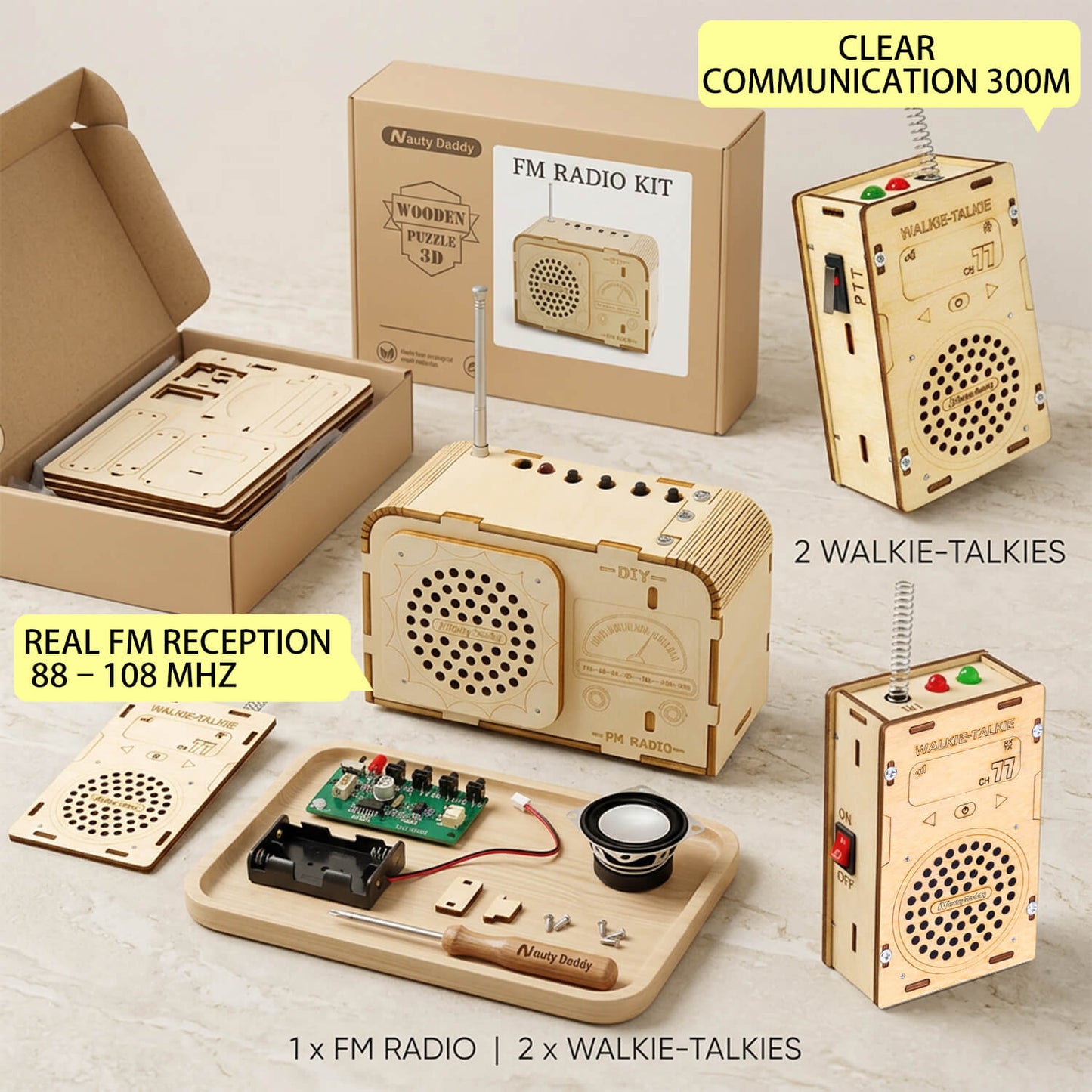 DIY FM Radio Kit Build a Real Working Radio
