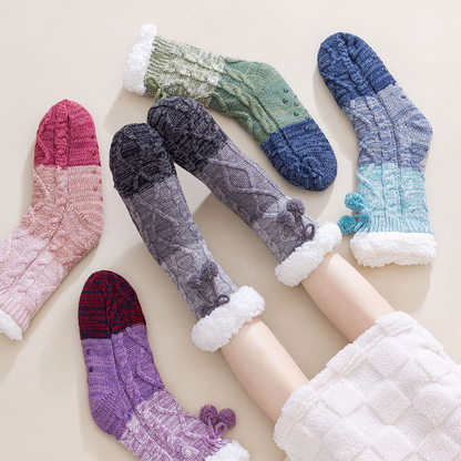 Knitted Ultra-thick Slipper Home Socks