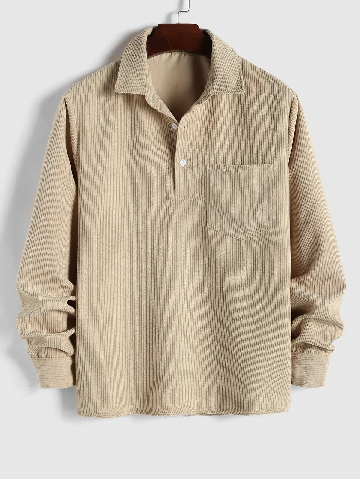 LONG SLEEVE BUTTON-UP SHIRT FOR MEN