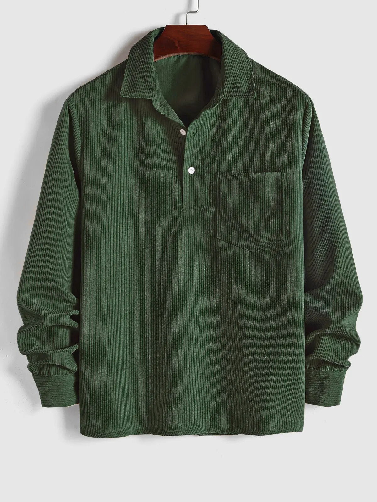 LONG SLEEVE BUTTON-UP SHIRT FOR MEN