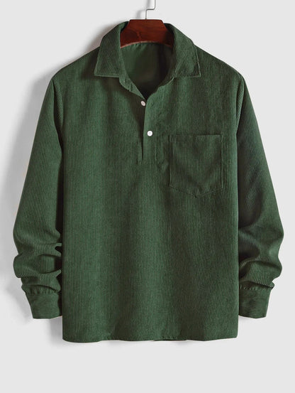 LONG SLEEVE BUTTON-UP SHIRT FOR MEN