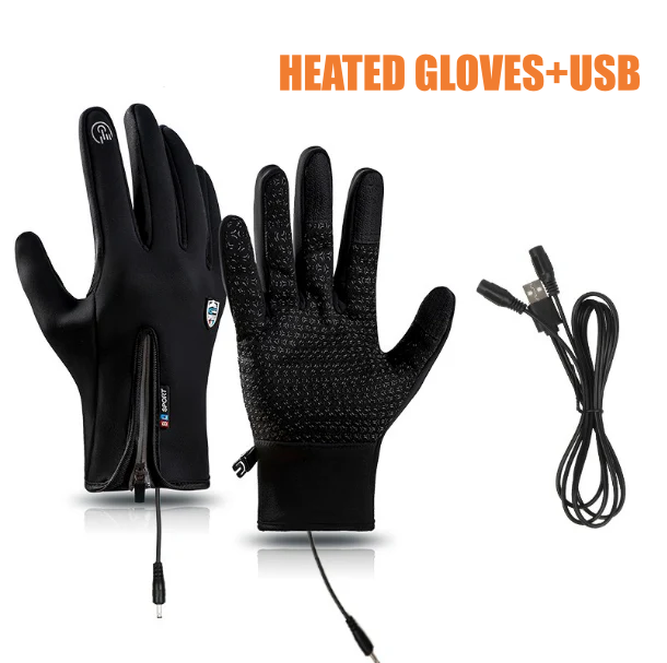 Rechargeable Heated Electric touchscreen Gloves