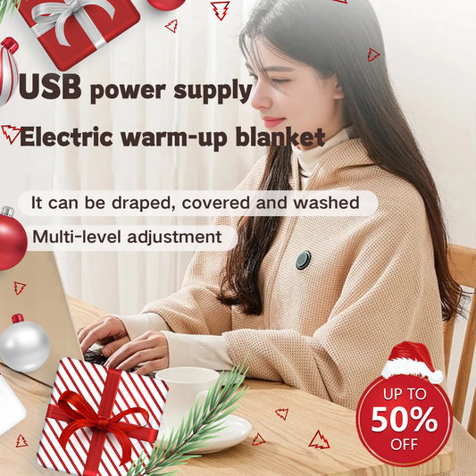 🎅Best Winter Gifts 🔥Favorite Portable Heated Shawl