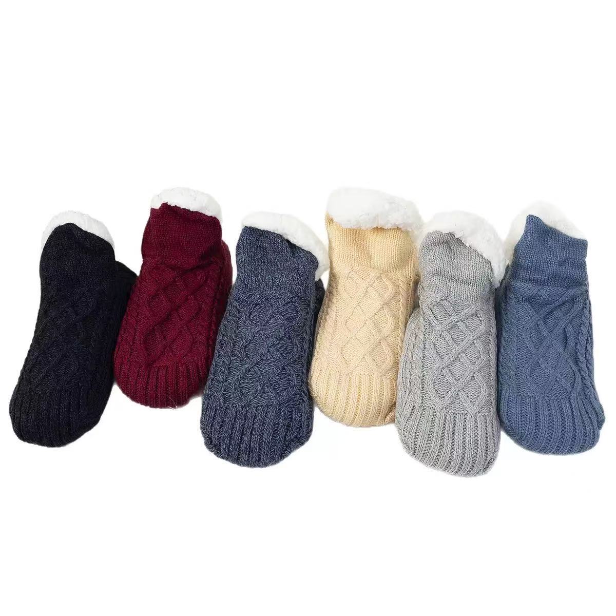 Fleece-Lined Non-Slip Thermal Slippers Socks-Buy 2 Pcs Get Free Shipping