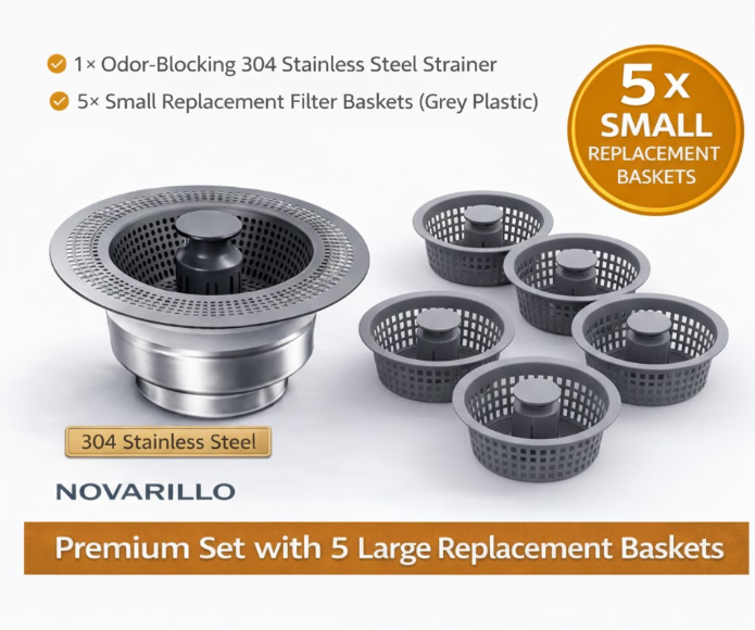 New Upgraded Sink Bounce Core Drain Strainer