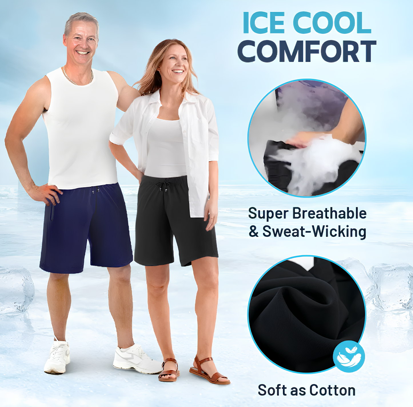 Ice Silk Stretch Quick-Dry Shorts