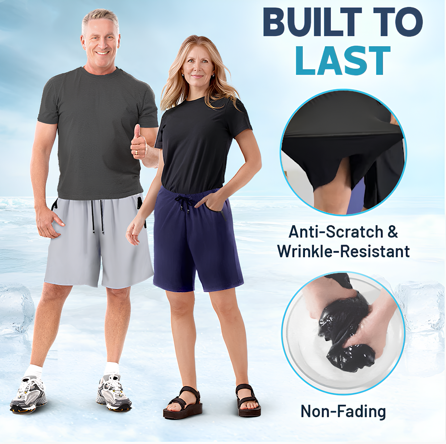 Ice Silk Stretch Quick-Dry Shorts