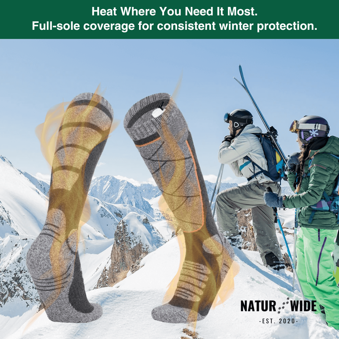 Rechargeable Full-Sole Heated Socks