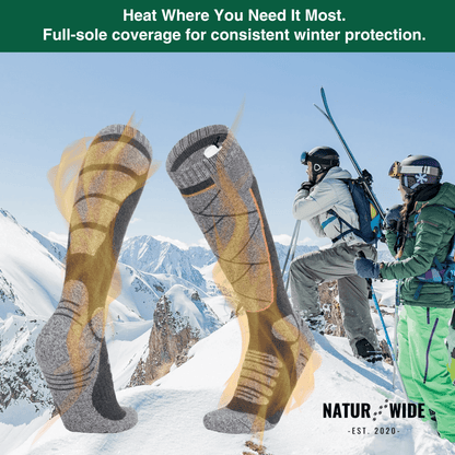Rechargeable Full-Sole Heated Socks