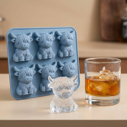 Mini Highland Cow Ice Cube & Dessert Mold