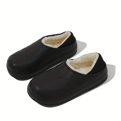 Cotton Fur Bear Clogs