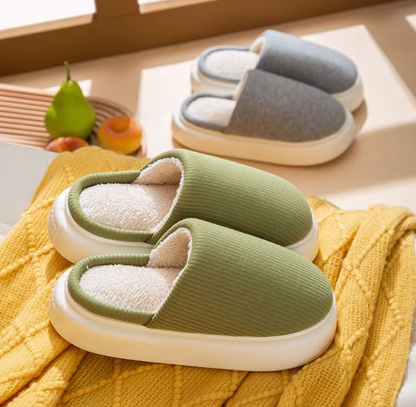 Cozy Knit Winter Slippers