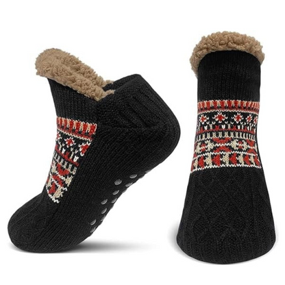 Unisex Cozy Fleece Lined Home Socks