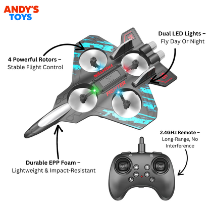 StarFighter™ RC Jet – Ultimate Indoor Flight Experience!