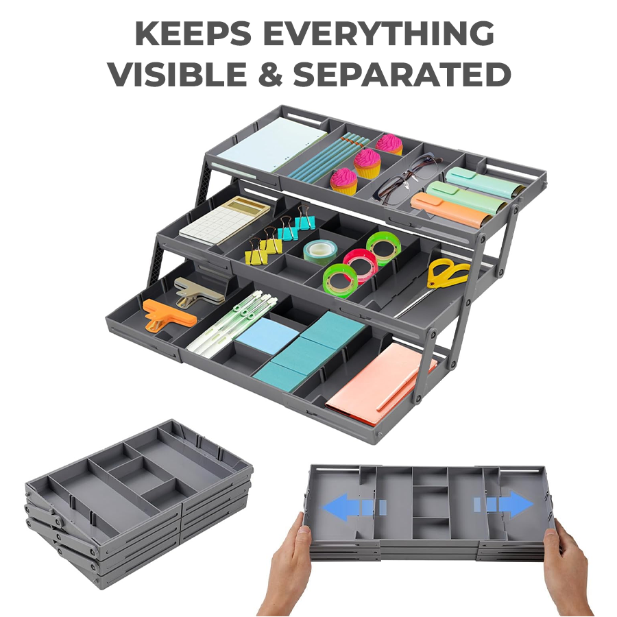 Multi-Level Smart Drawer Organizer