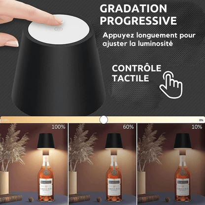 Upcycling Portable Bottle Lamp – RGB Multicolor