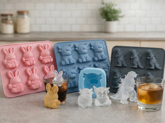 Mini Highland Cow Ice Cube & Dessert Mold