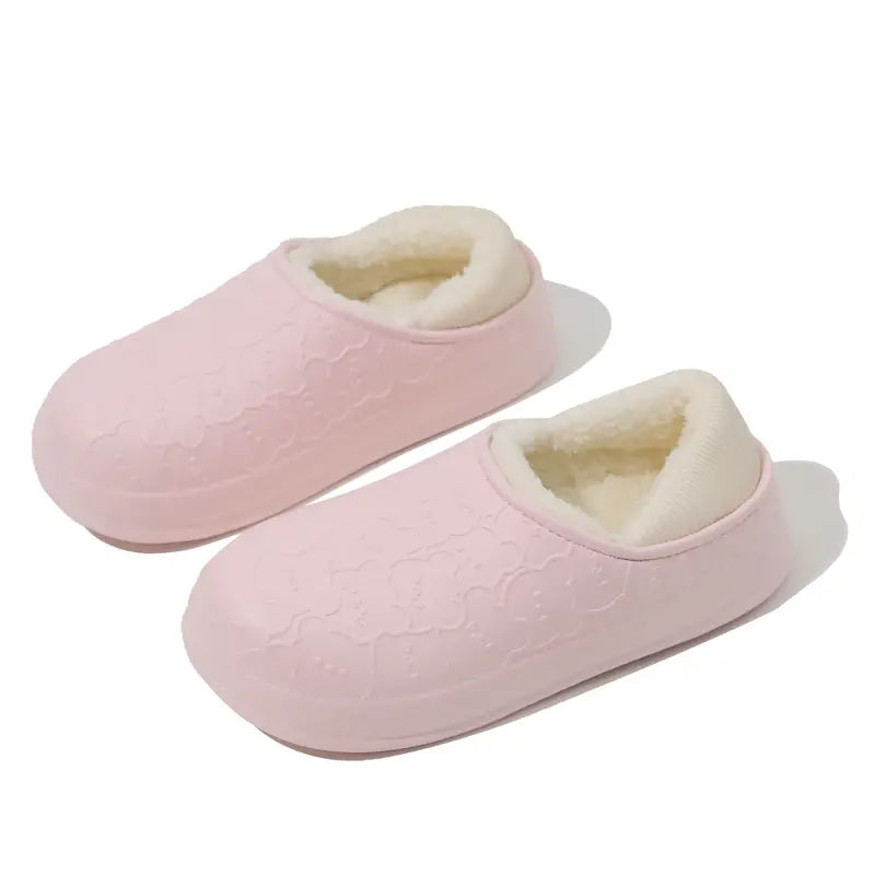 Cotton Fur Bear Clogs