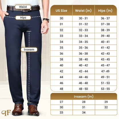 Men's High Stretch Straight Fit Pants