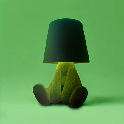 Wireless LED Table Lamp with Creative Figurine Design